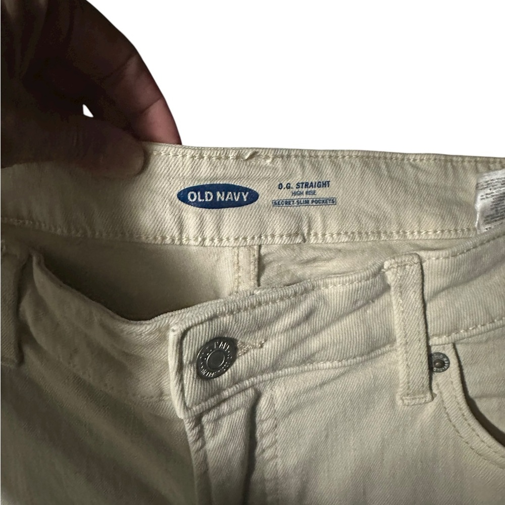 Old Navy OG Straight High Rise Jeans size 14 New - Picture 6 of 6
